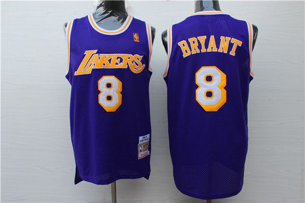 Men 2017 NBA Los Angeles Lakers #8 Kobe Bryant purple nike jersey->philadelphia 76ers->NBA Jersey